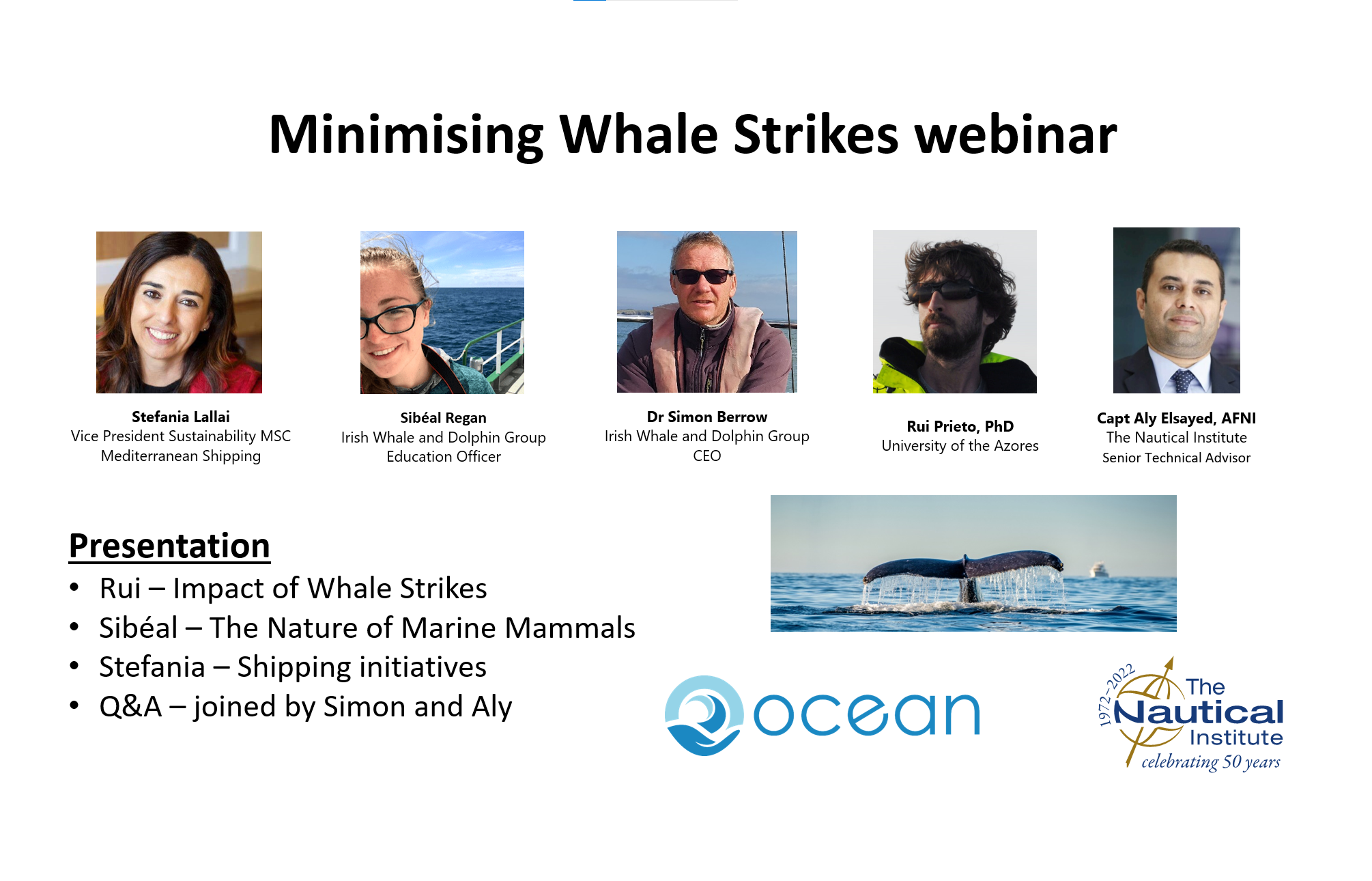 Marine Mammal Webinar