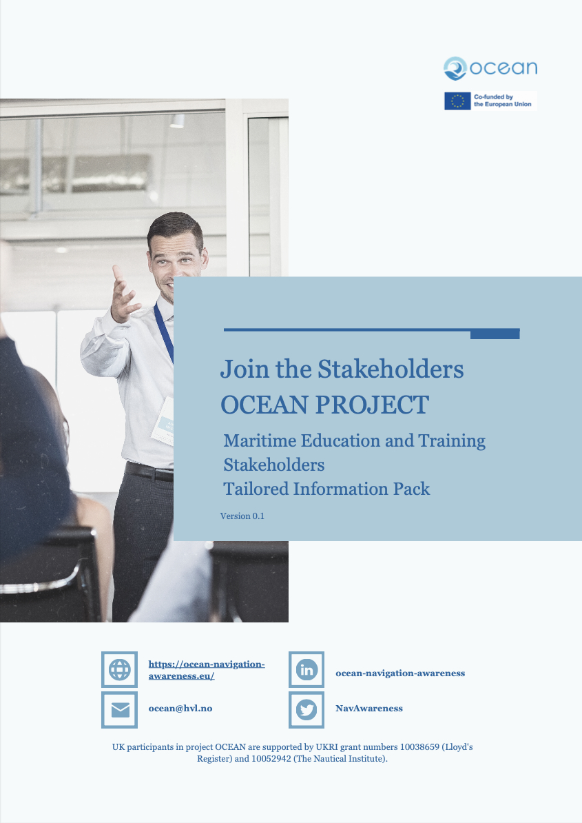Maritime Education and Training stakeholder Pack